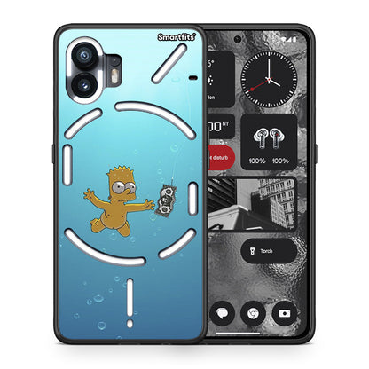 Θήκη Nothing Phone 2 Chasing Money από τη Smartfits με σχέδιο στο πίσω μέρος και μαύρο περίβλημα | Nothing Phone 2 Chasing Money case with colorful back and black bezels