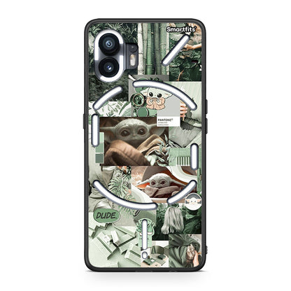 Nothing Phone 2 Collage Dude Θήκη Αγίου Βαλεντίνου από τη Smartfits με σχέδιο στο πίσω μέρος και μαύρο περίβλημα | Smartphone case with colorful back and black bezels by Smartfits