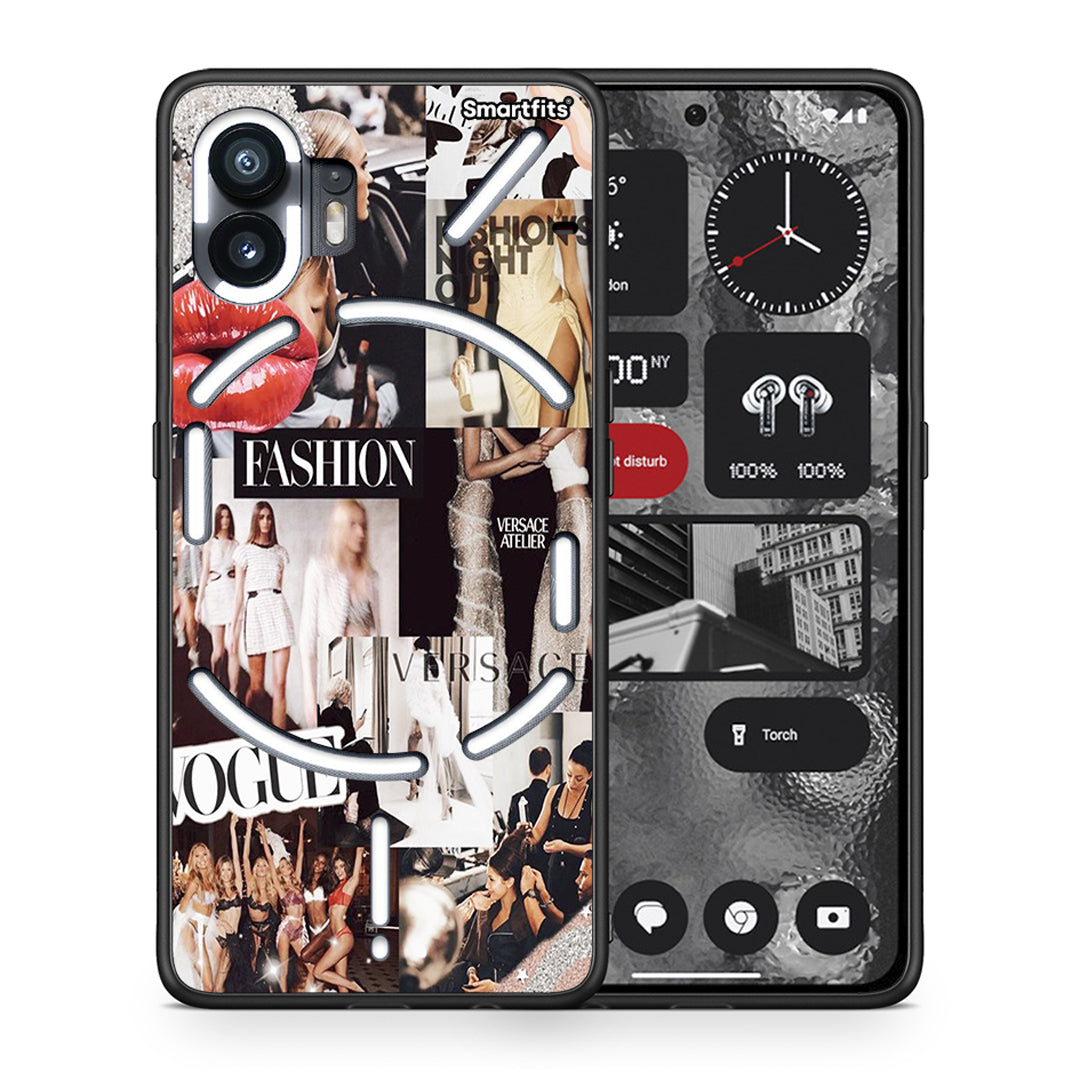 Collage Fashion - Nothing Phone 2 θήκη