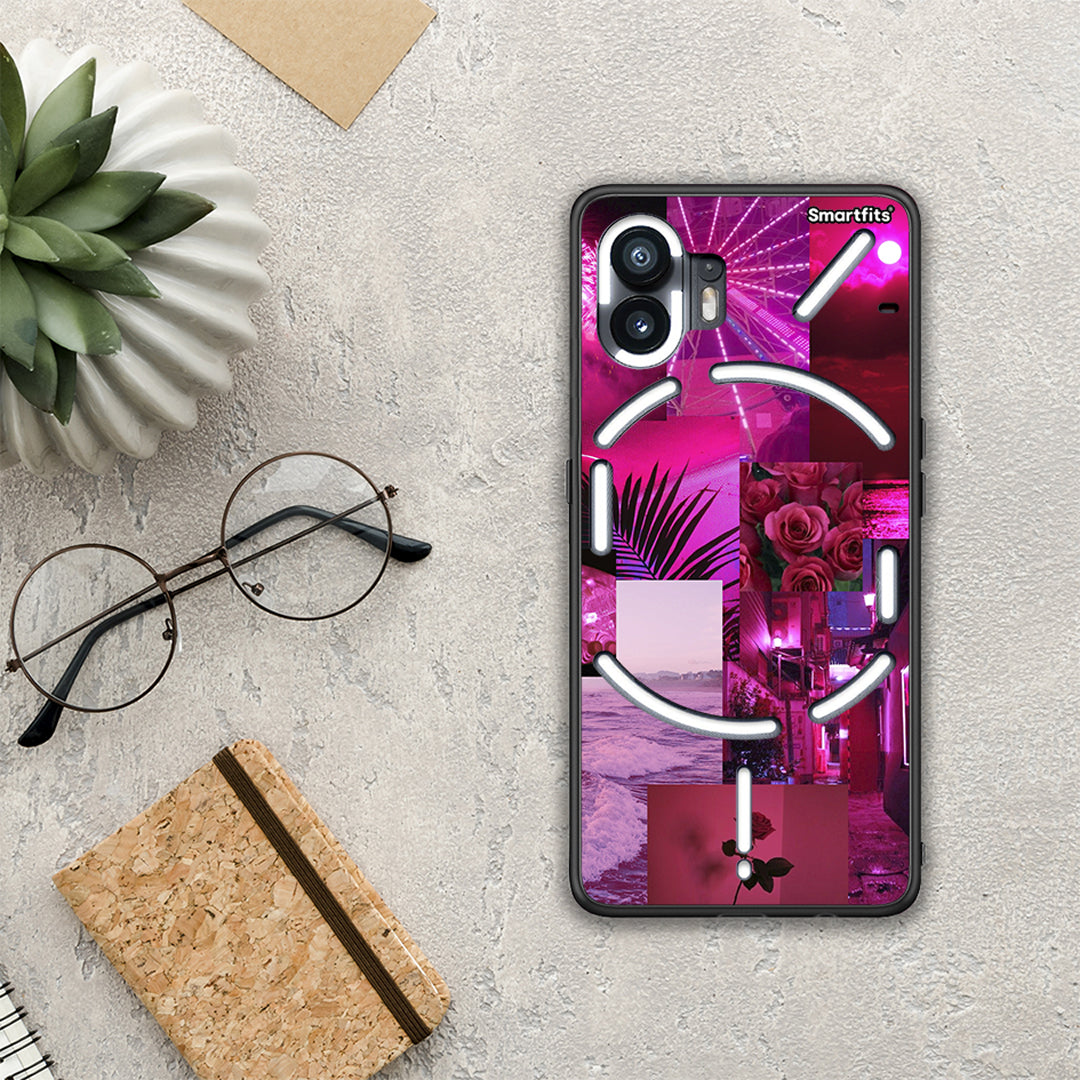 Collage Red Roses - Nothing Phone 2 θήκη