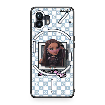 Nothing Phone 2 Devil Baby Θήκη Αγίου Βαλεντίνου από τη Smartfits με σχέδιο στο πίσω μέρος και μαύρο περίβλημα | Smartphone case with colorful back and black bezels by Smartfits