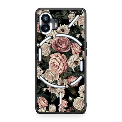 4 - Nothing Phone 2 Wild Roses Flower case, cover, bumper