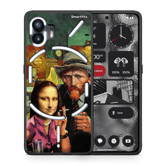 Θήκη Nothing Phone 2 Funny Art από τη Smartfits με σχέδιο στο πίσω μέρος και μαύρο περίβλημα | Nothing Phone 2 Funny Art case with colorful back and black bezels
