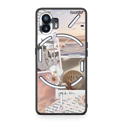Nothing Phone 2 Golden Hour Θήκη Αγίου Βαλεντίνου από τη Smartfits με σχέδιο στο πίσω μέρος και μαύρο περίβλημα | Smartphone case with colorful back and black bezels by Smartfits