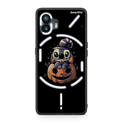 Nothing Phone 2 Halloween Stitch θήκη από τη Smartfits με σχέδιο στο πίσω μέρος και μαύρο περίβλημα | Smartphone case with colorful back and black bezels by Smartfits