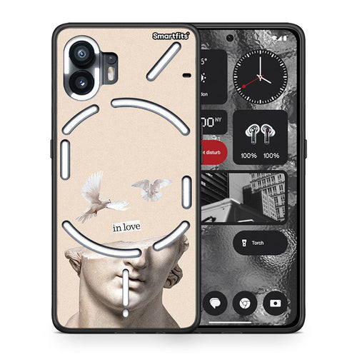 Θήκη Nothing Phone 2 In Love από τη Smartfits με σχέδιο στο πίσω μέρος και μαύρο περίβλημα | Nothing Phone 2 In Love case with colorful back and black bezels