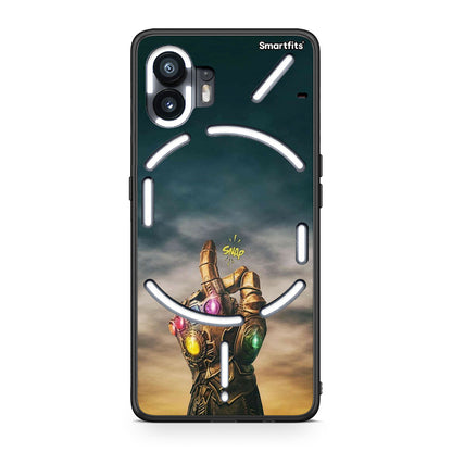 Nothing Phone 2 Infinity Snap θήκη από τη Smartfits με σχέδιο στο πίσω μέρος και μαύρο περίβλημα | Smartphone case with colorful back and black bezels by Smartfits