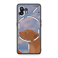 Thumbnail for Nothing Phone 2 Lion Love 2 Θήκη Αγίου Βαλεντίνου από τη Smartfits με σχέδιο στο πίσω μέρος και μαύρο περίβλημα | Smartphone case with colorful back and black bezels by Smartfits