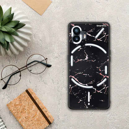 Marble Black Rosegold - Nothing Phone 2 θήκη
