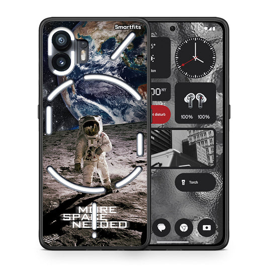 Θήκη Nothing Phone 2 More Space από τη Smartfits με σχέδιο στο πίσω μέρος και μαύρο περίβλημα | Nothing Phone 2 More Space case with colorful back and black bezels