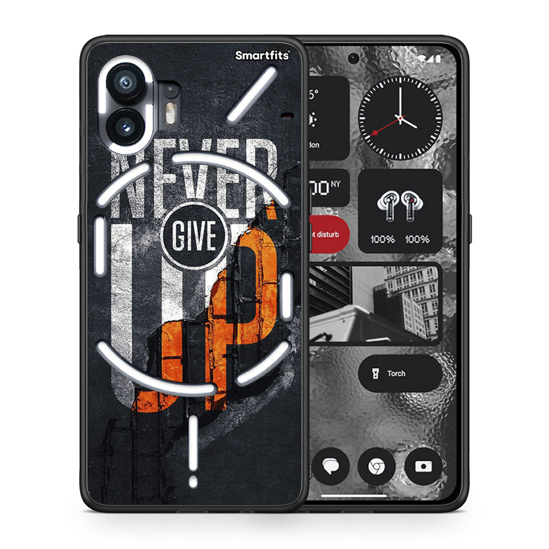Never Give Up - Nothing Phone 2 θήκη