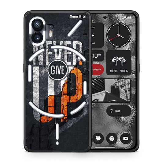 Never Give Up - Nothing Phone 2 θήκη