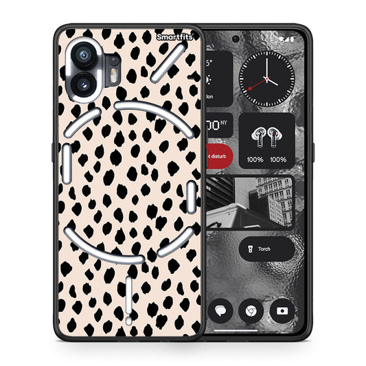 Θήκη Nothing Phone 2 New Polka Dots από τη Smartfits με σχέδιο στο πίσω μέρος και μαύρο περίβλημα | Nothing Phone 2 New Polka Dots case with colorful back and black bezels