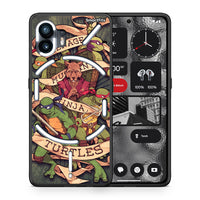 Thumbnail for Θήκη Nothing Phone 2 Ninja Turtles από τη Smartfits με σχέδιο στο πίσω μέρος και μαύρο περίβλημα | Nothing Phone 2 Ninja Turtles case with colorful back and black bezels