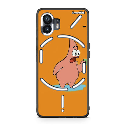 Nothing Phone 2 No Money 1 Θήκη Αγίου Βαλεντίνου από τη Smartfits με σχέδιο στο πίσω μέρος και μαύρο περίβλημα | Smartphone case with colorful back and black bezels by Smartfits