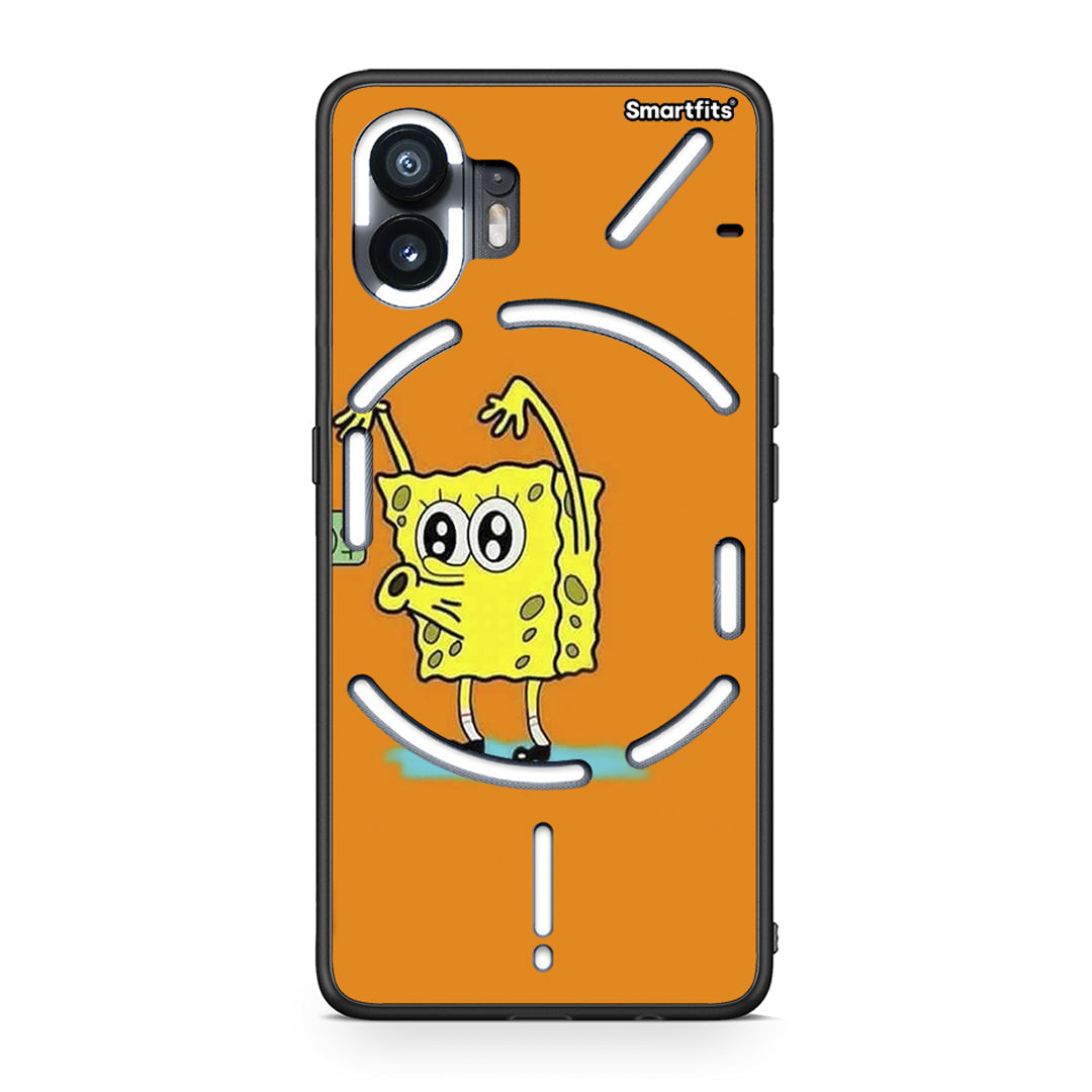 Nothing Phone 2 No Money 2 Θήκη Αγίου Βαλεντίνου από τη Smartfits με σχέδιο στο πίσω μέρος και μαύρο περίβλημα | Smartphone case with colorful back and black bezels by Smartfits