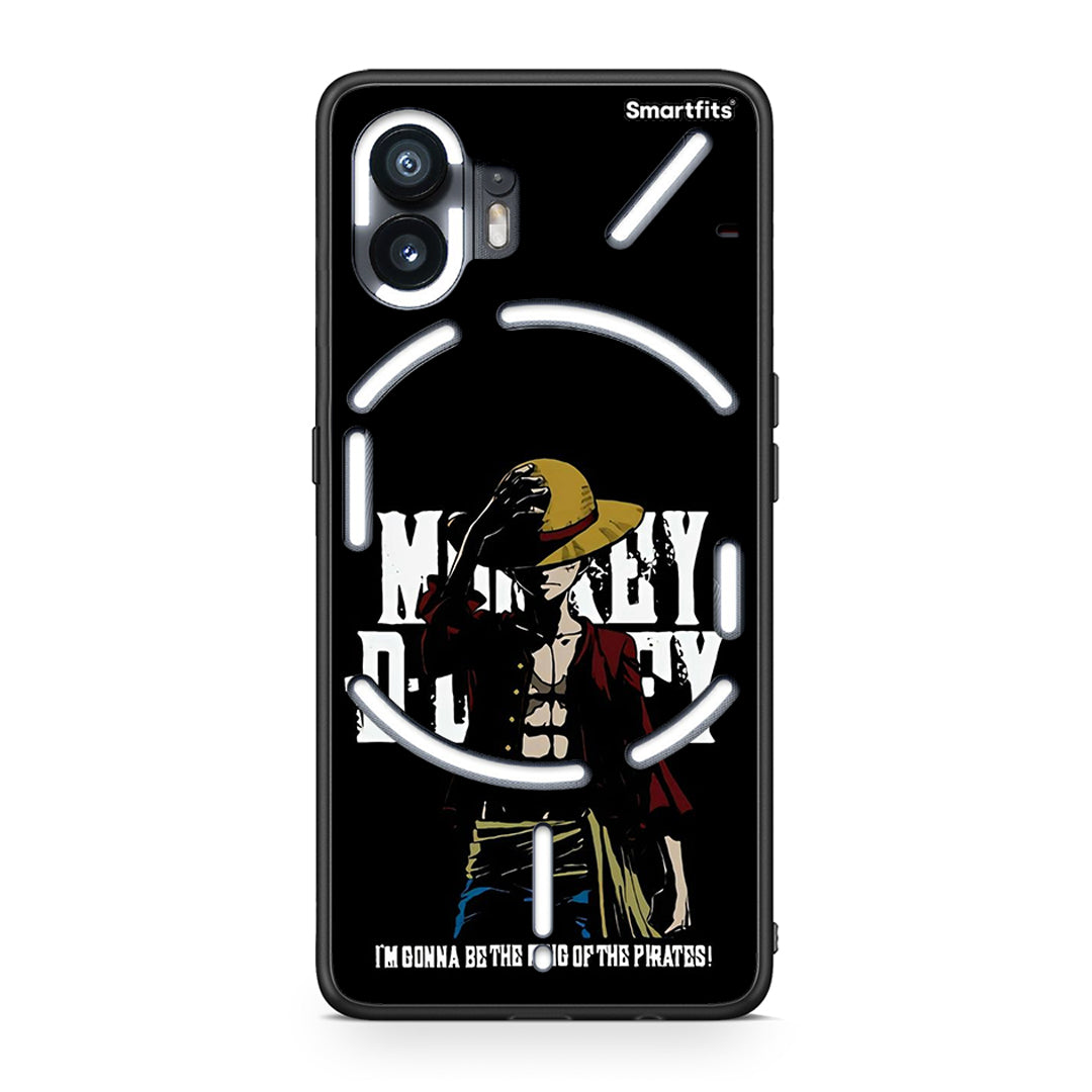 Nothing Phone 2 Pirate King θήκη από τη Smartfits με σχέδιο στο πίσω μέρος και μαύρο περίβλημα | Smartphone case with colorful back and black bezels by Smartfits