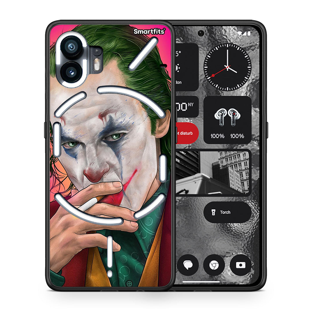 Θήκη Nothing Phone 2 JokesOnU PopArt από τη Smartfits με σχέδιο στο πίσω μέρος και μαύρο περίβλημα | Nothing Phone 2 JokesOnU PopArt case with colorful back and black bezels