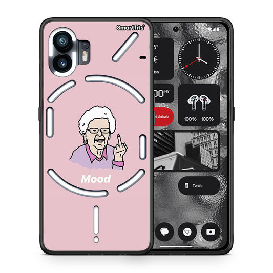 Θήκη Nothing Phone 2 Mood PopArt από τη Smartfits με σχέδιο στο πίσω μέρος και μαύρο περίβλημα | Nothing Phone 2 Mood PopArt case with colorful back and black bezels