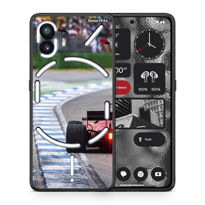 Θήκη Nothing Phone 2 Racing Vibes από τη Smartfits με σχέδιο στο πίσω μέρος και μαύρο περίβλημα | Nothing Phone 2 Racing Vibes case with colorful back and black bezels