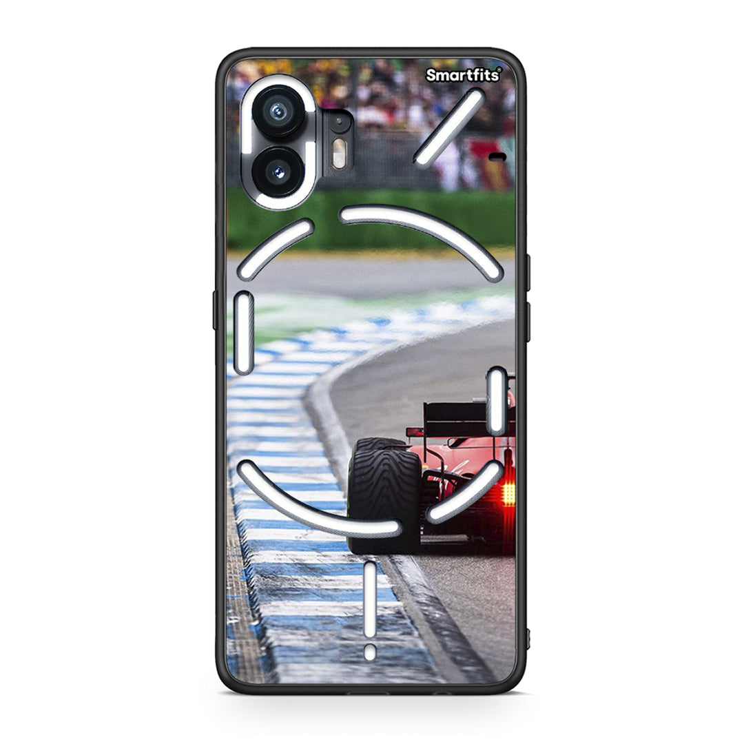 Nothing Phone 2 Racing Vibes θήκη από τη Smartfits με σχέδιο στο πίσω μέρος και μαύρο περίβλημα | Smartphone case with colorful back and black bezels by Smartfits