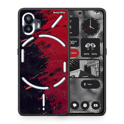 Red Paint - Nothing Phone 2 θήκη
