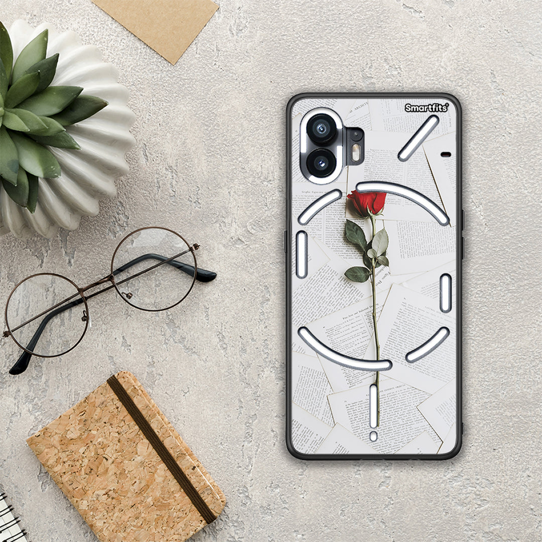 Red Rose - Nothing Phone 2 θήκη