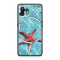 Thumbnail for Nothing Phone 2 Red Starfish Θήκη από τη Smartfits με σχέδιο στο πίσω μέρος και μαύρο περίβλημα | Smartphone case with colorful back and black bezels by Smartfits