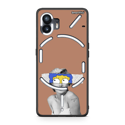 Nothing Phone 2 Sim Merilyn θήκη από τη Smartfits με σχέδιο στο πίσω μέρος και μαύρο περίβλημα | Smartphone case with colorful back and black bezels by Smartfits