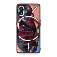 Thumbnail for Nothing Phone 2 Spider Hand Θήκη από τη Smartfits με σχέδιο στο πίσω μέρος και μαύρο περίβλημα | Smartphone case with colorful back and black bezels by Smartfits
