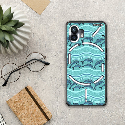 Swimming Dolphins - Nothing Phone 2 θήκη