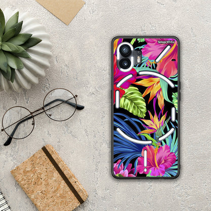 Tropical Flowers - Nothing Phone 2 θήκη