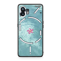 Thumbnail for Nothing Phone 2 Water Flower Θήκη από τη Smartfits με σχέδιο στο πίσω μέρος και μαύρο περίβλημα | Smartphone case with colorful back and black bezels by Smartfits