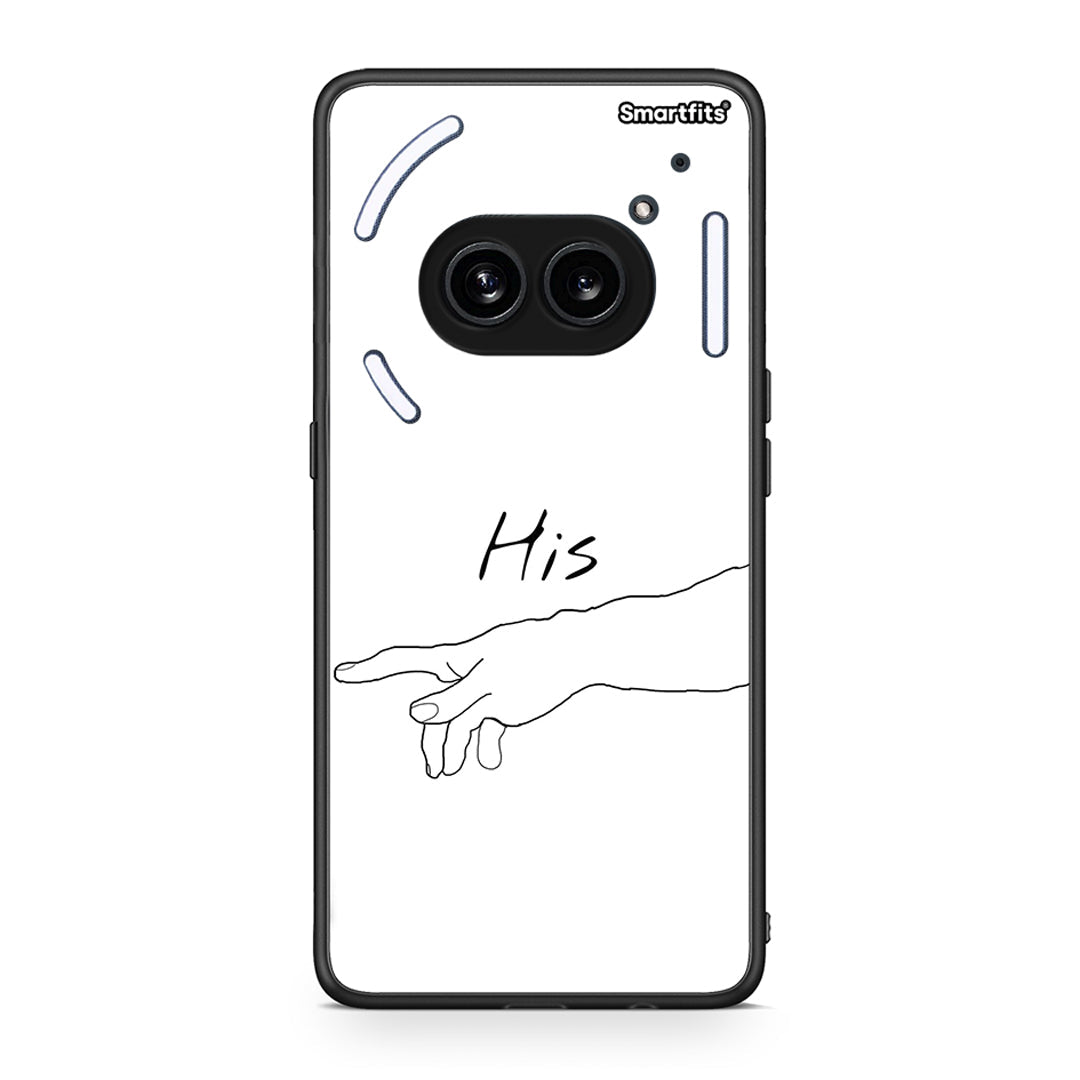 Nothing Phone 2a Aeshetic Love 2 Θήκη Αγίου Βαλεντίνου από τη Smartfits με σχέδιο στο πίσω μέρος και μαύρο περίβλημα | Smartphone case with colorful back and black bezels by Smartfits