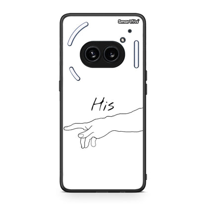 Nothing Phone 2a Aeshetic Love 2 Θήκη Αγίου Βαλεντίνου από τη Smartfits με σχέδιο στο πίσω μέρος και μαύρο περίβλημα | Smartphone case with colorful back and black bezels by Smartfits