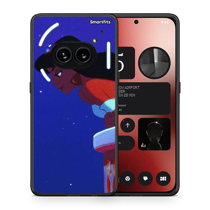 Θήκη Nothing Phone 2a Alladin And Jasmine Love 2 από τη Smartfits με σχέδιο στο πίσω μέρος και μαύρο περίβλημα | Nothing Phone 2a Alladin And Jasmine Love 2 case with colorful back and black bezels