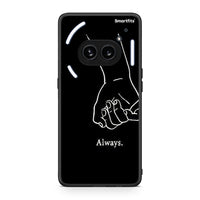Thumbnail for Nothing Phone 2a Always & Forever 1 Θήκη Αγίου Βαλεντίνου από τη Smartfits με σχέδιο στο πίσω μέρος και μαύρο περίβλημα | Smartphone case with colorful back and black bezels by Smartfits