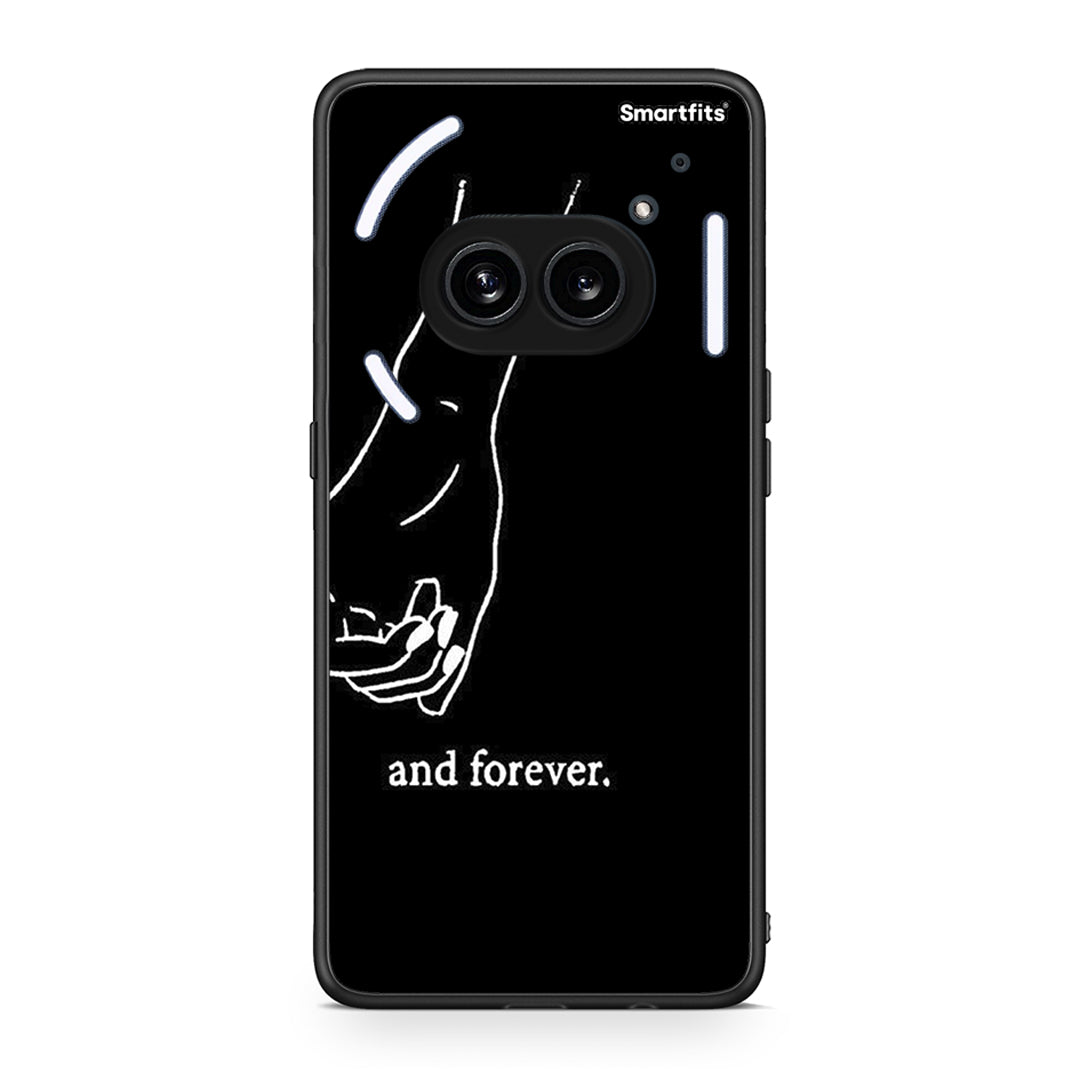 Nothing Phone 2a Always & Forever 2 Θήκη Αγίου Βαλεντίνου από τη Smartfits με σχέδιο στο πίσω μέρος και μαύρο περίβλημα | Smartphone case with colorful back and black bezels by Smartfits
