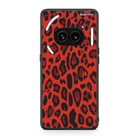 Thumbnail for 4 - Nothing Phone 2a Red Leopard Animal case, cover, bumper