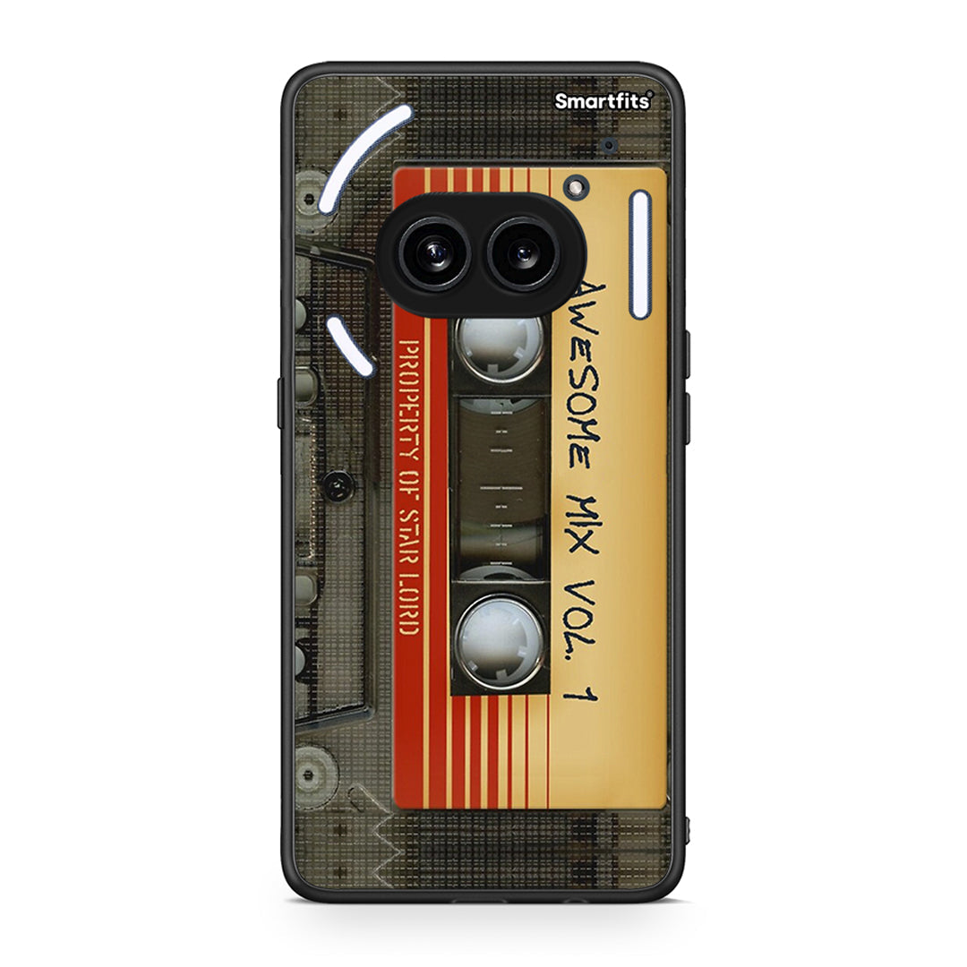Nothing Phone 2a Awesome Mix θήκη από τη Smartfits με σχέδιο στο πίσω μέρος και μαύρο περίβλημα | Smartphone case with colorful back and black bezels by Smartfits