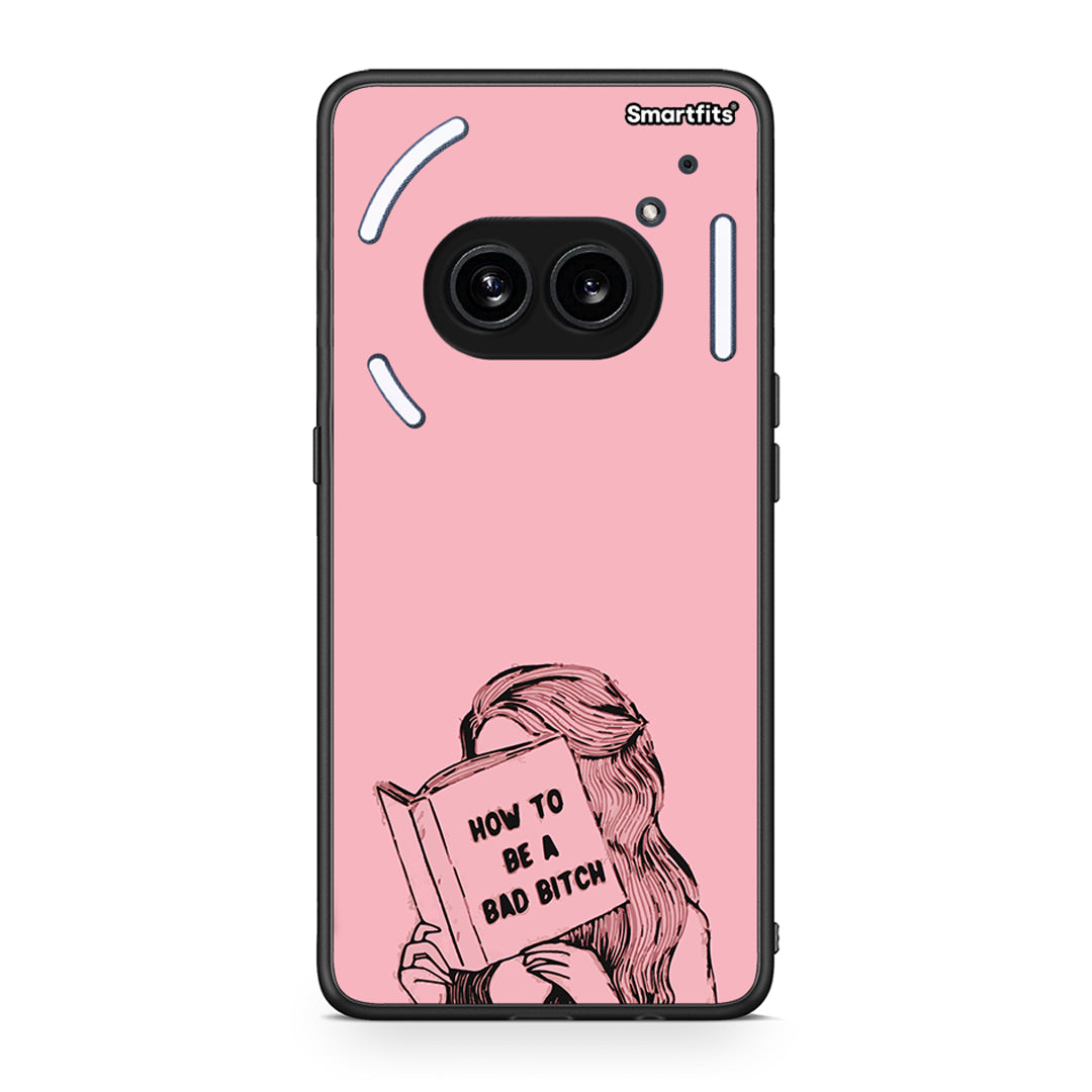Nothing Phone 2a Bad Bitch θήκη από τη Smartfits με σχέδιο στο πίσω μέρος και μαύρο περίβλημα | Smartphone case with colorful back and black bezels by Smartfits