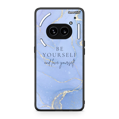 Nothing Phone 2a Be Yourself θήκη από τη Smartfits με σχέδιο στο πίσω μέρος και μαύρο περίβλημα | Smartphone case with colorful back and black bezels by Smartfits