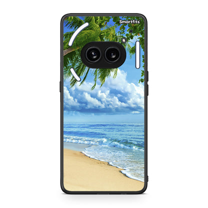 Nothing Phone 2a Beautiful Beach θήκη από τη Smartfits με σχέδιο στο πίσω μέρος και μαύρο περίβλημα | Smartphone case with colorful back and black bezels by Smartfits