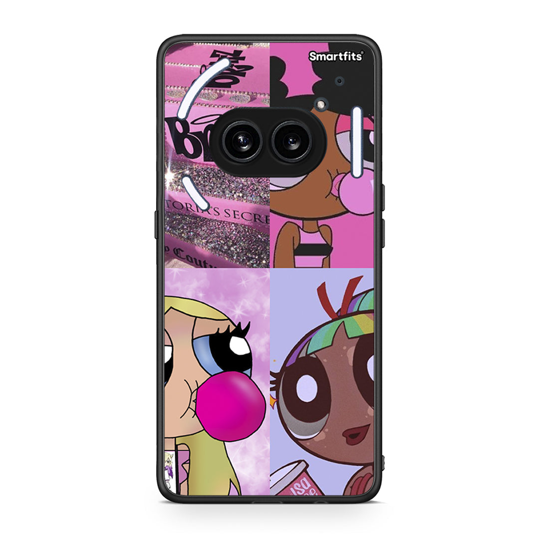 Nothing Phone 2a Bubble Girls Θήκη Αγίου Βαλεντίνου από τη Smartfits με σχέδιο στο πίσω μέρος και μαύρο περίβλημα | Smartphone case with colorful back and black bezels by Smartfits