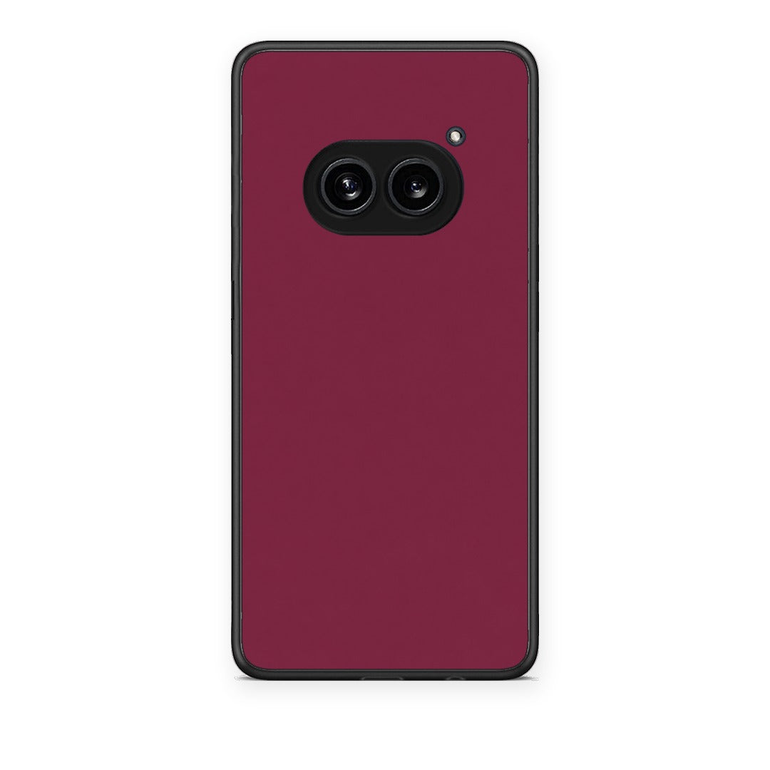 Θήκη Nothing Phone 2a Burgundy από τη Smartfits με σχέδιο στο πίσω μέρος και μαύρο περίβλημα | Nothing Phone 2a Burgundy case with colorful back and black bezels