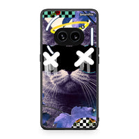Thumbnail for Nothing Phone 2a Cat Collage θήκη από τη Smartfits με σχέδιο στο πίσω μέρος και μαύρο περίβλημα | Smartphone case with colorful back and black bezels by Smartfits