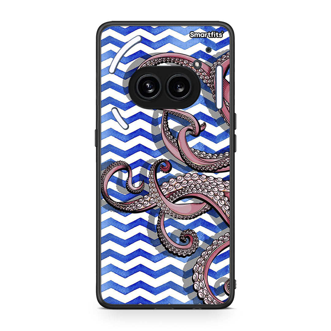 Nothing Phone 2a Chevron Devilfish θήκη από τη Smartfits με σχέδιο στο πίσω μέρος και μαύρο περίβλημα | Smartphone case with colorful back and black bezels by Smartfits