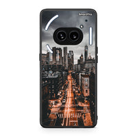 Thumbnail for Nothing Phone 2a City Lights θήκη από τη Smartfits με σχέδιο στο πίσω μέρος και μαύρο περίβλημα | Smartphone case with colorful back and black bezels by Smartfits