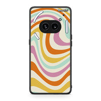 Thumbnail for Nothing Phone 2a Colourful Waves θήκη από τη Smartfits με σχέδιο στο πίσω μέρος και μαύρο περίβλημα | Smartphone case with colorful back and black bezels by Smartfits
