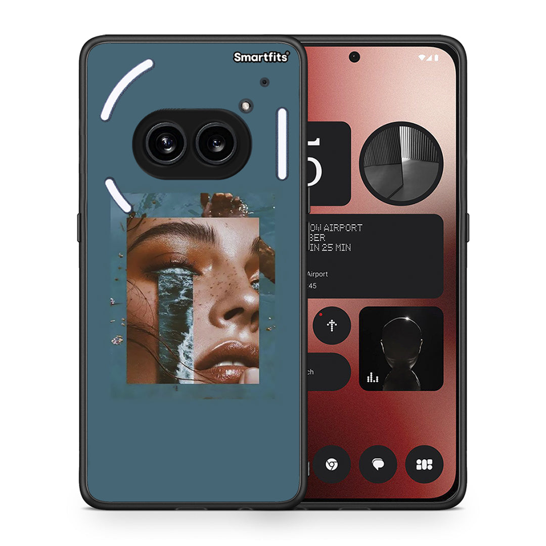 Θήκη Nothing Phone 2a Cry An Ocean από τη Smartfits με σχέδιο στο πίσω μέρος και μαύρο περίβλημα | Nothing Phone 2a Cry An Ocean case with colorful back and black bezels